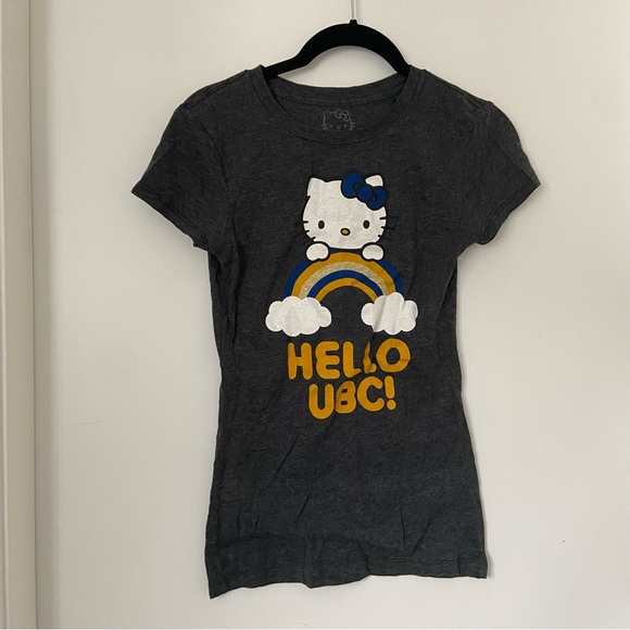 Hello Kitty UBC T Shirt Grey - Picture 1 of 2